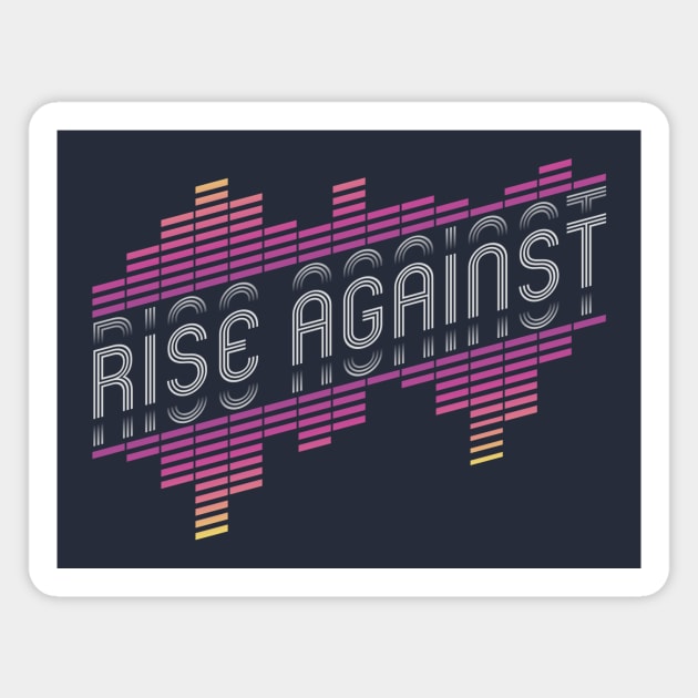 Vintage - Rise Against Magnet by Skeletownn